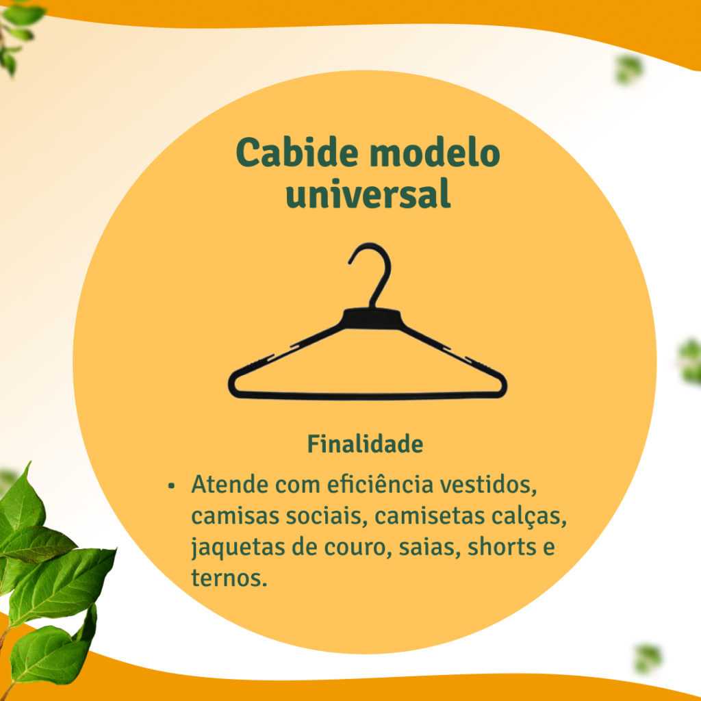 Cabide Modelo Universal Sustentável