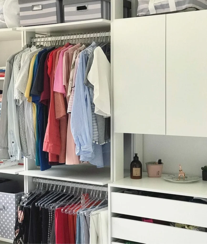 personal organizer - organização depois com cabides cabilavi