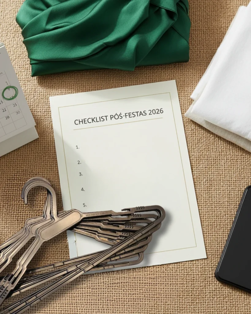 Organizar closet pós-festa checklist personal organizer - cabilavi