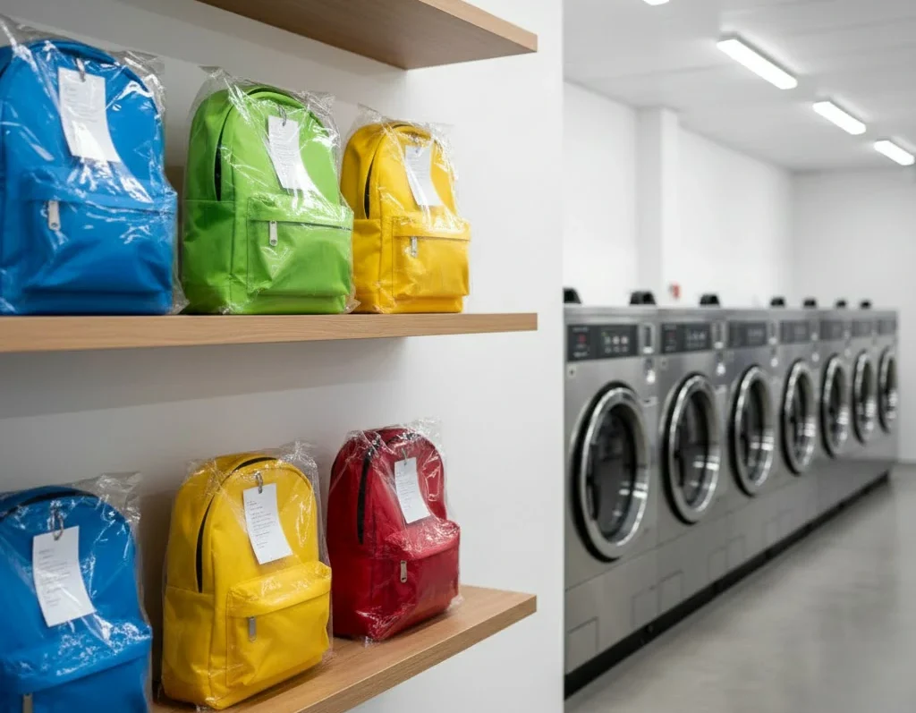 mochilas lavadas em lavanderias - cabilavi