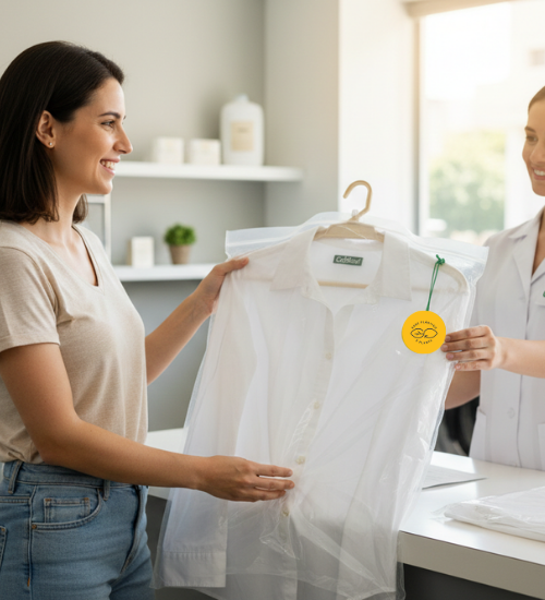 sustentabilidade em lavanderia - bio cabide - cabilavi 