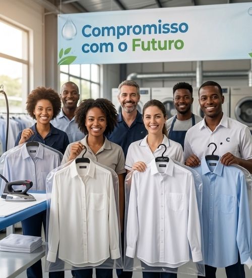 equipe lavanderia com Cabides cabilavi